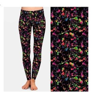 HIGH QUALITY/WAISTED CUSTOM ECO PRINT LEGGINGS